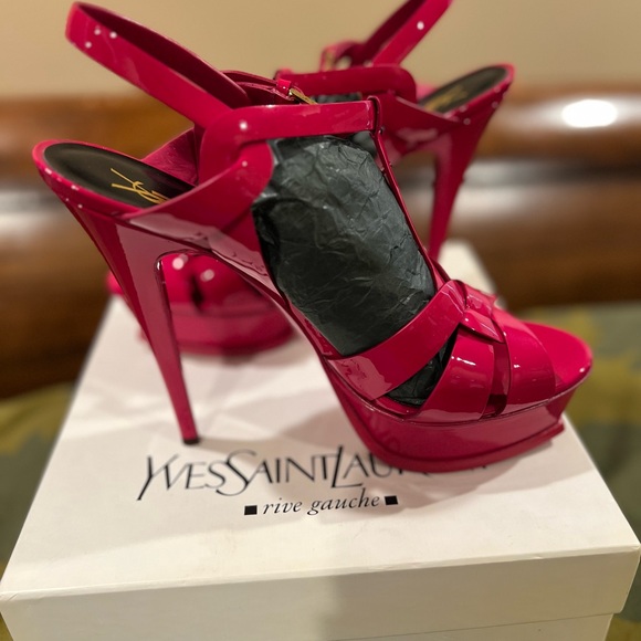 YSL fusha pink stilettos. Size 42 - Picture 2 of 4